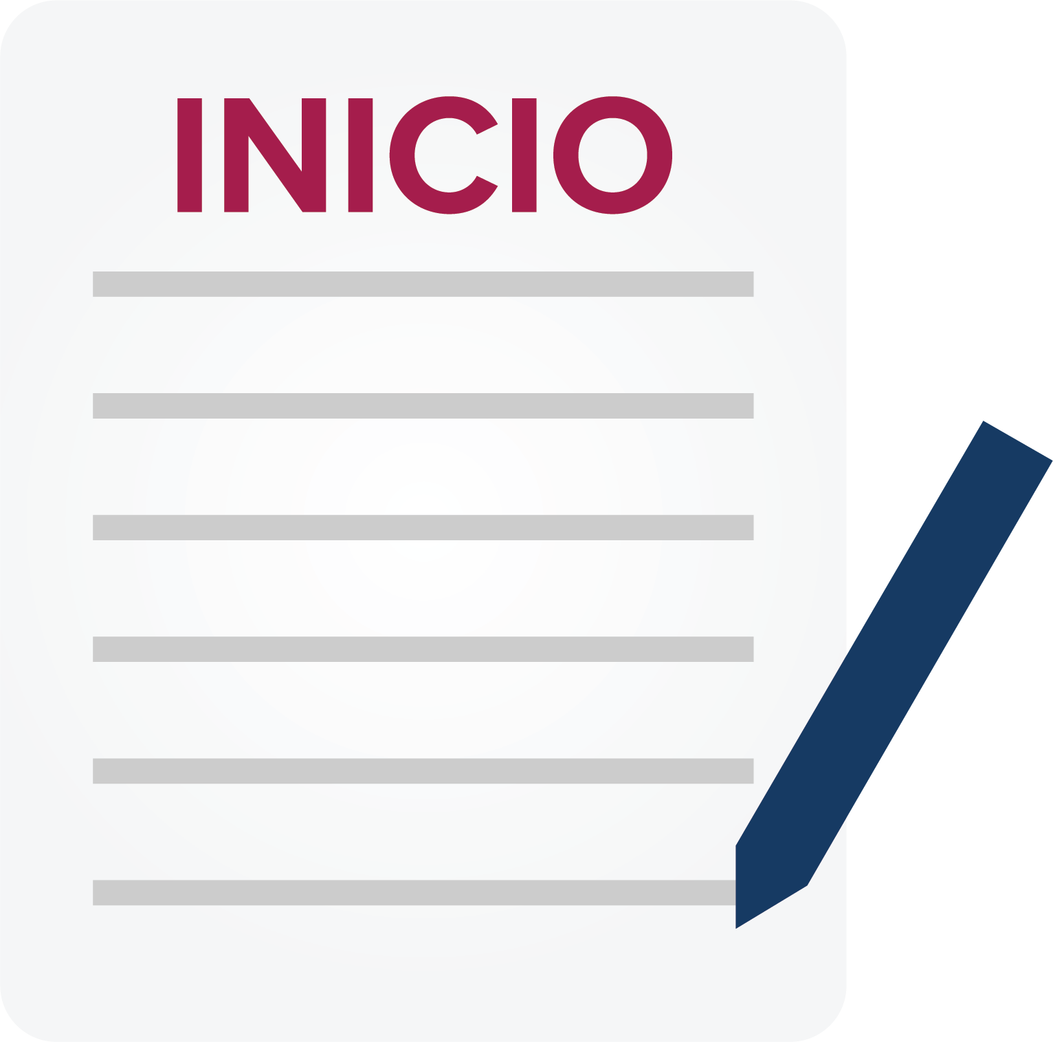 formulario de inicio